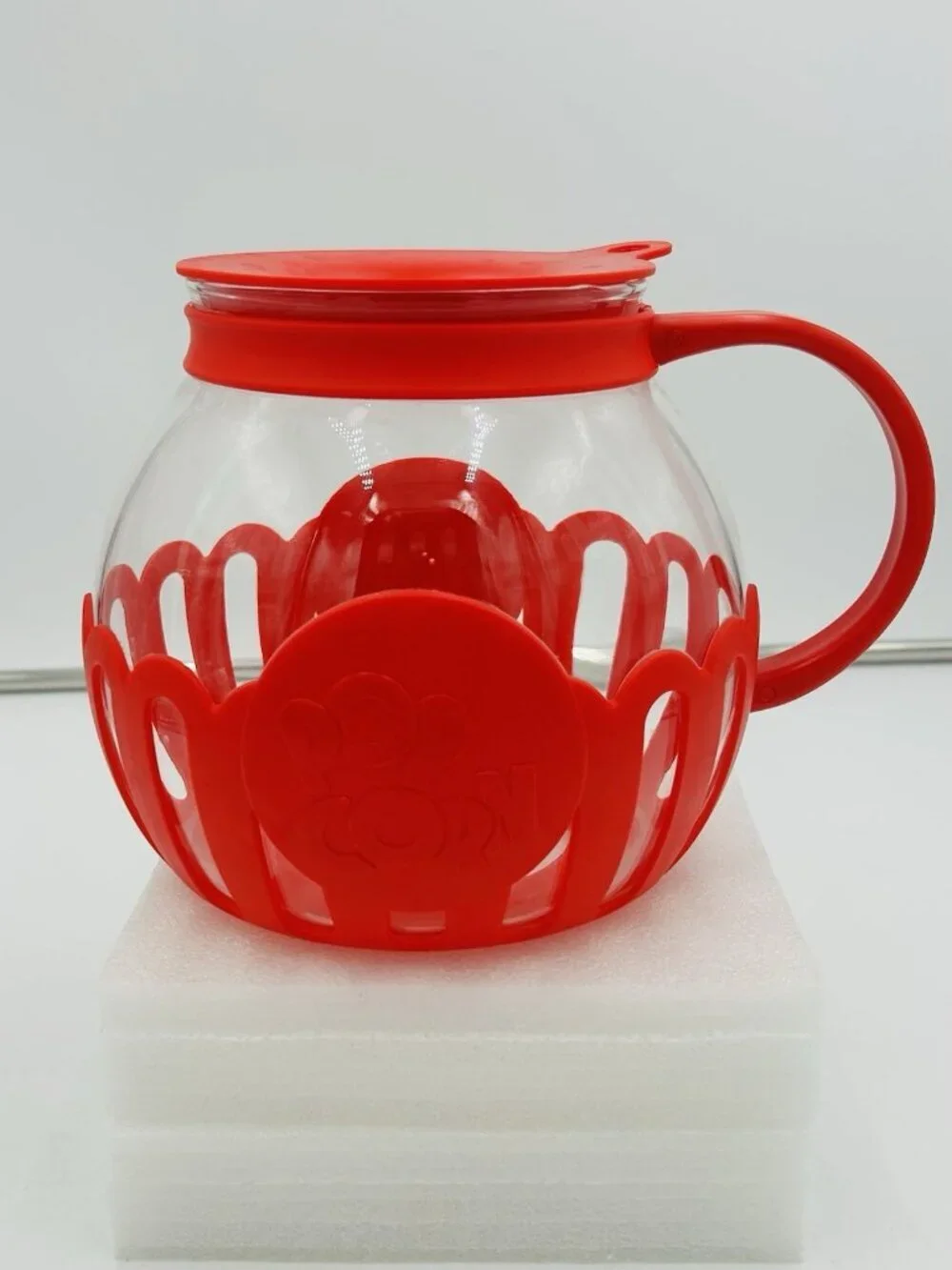 Ecolution Micro-Pop Popcorn Popper With 3-in-1 Lid 1.5 Quart Red